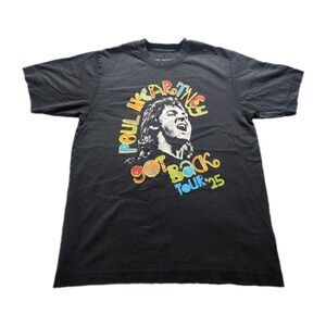 Paul McCartney Got Back Tour 2025 Peace Graphic T-Shirt Black Size S